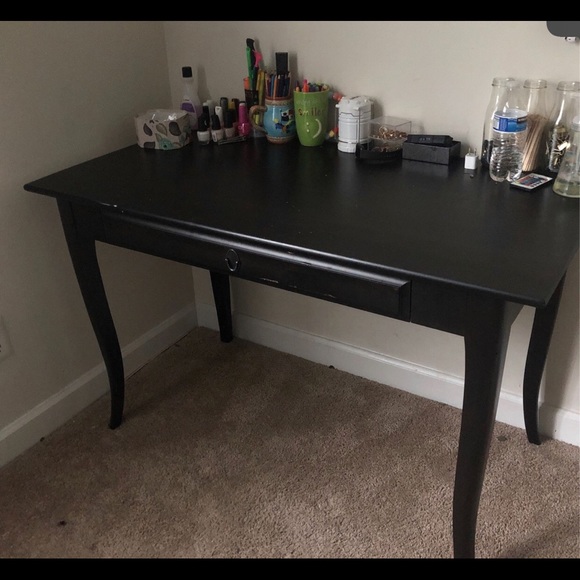 Black desk